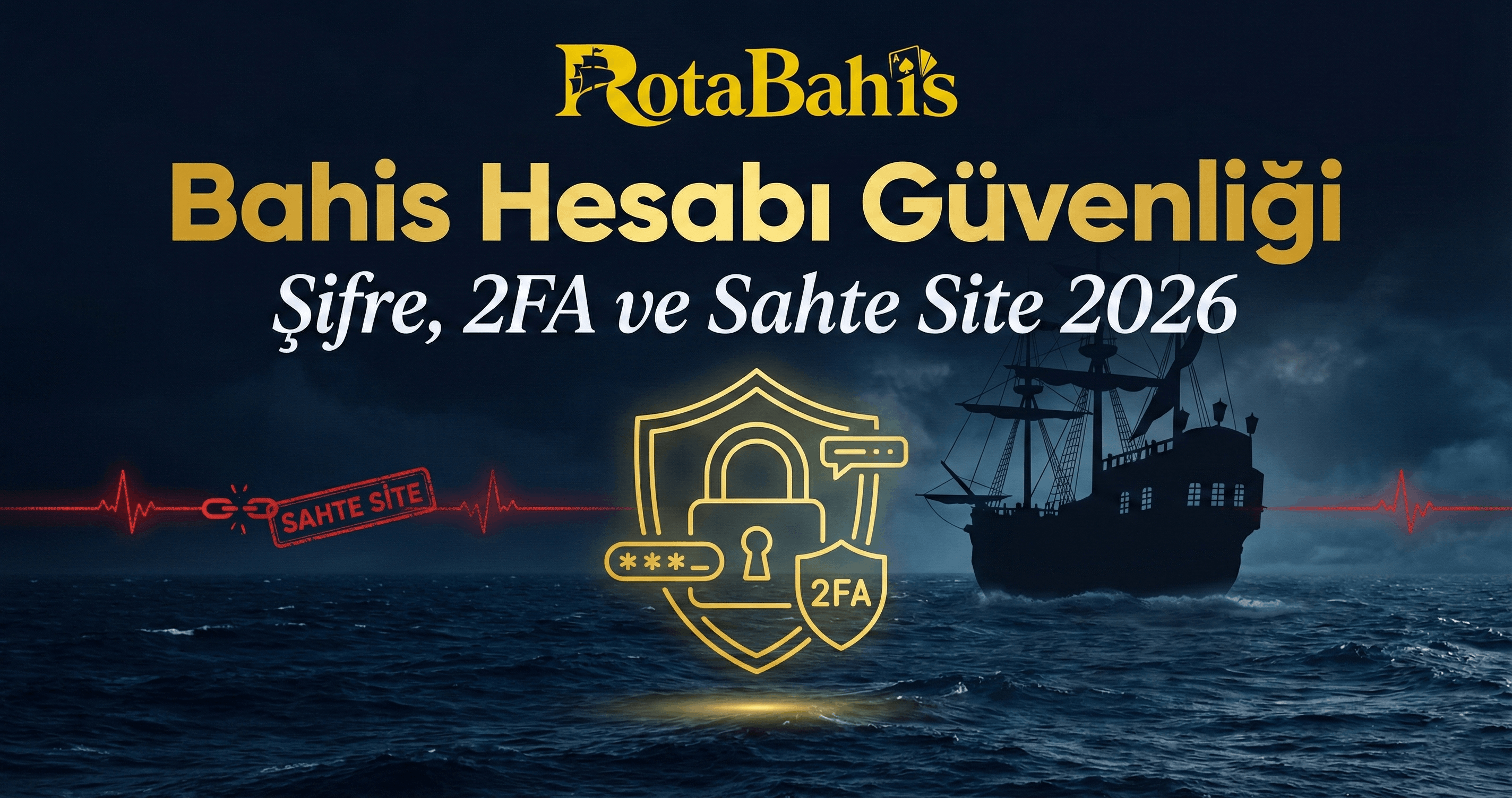 Bahis Hesabı Güvenliği rehberi — Şifre, 2FA ve sahte site uyarıları, Rota Bahis 2026